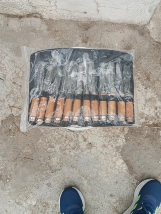 Juego de formones con mangos de madera