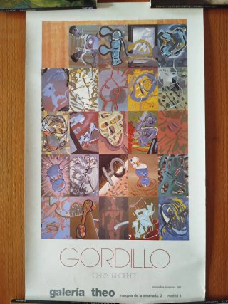 Cartel Gordillo Obra Reciente 1981