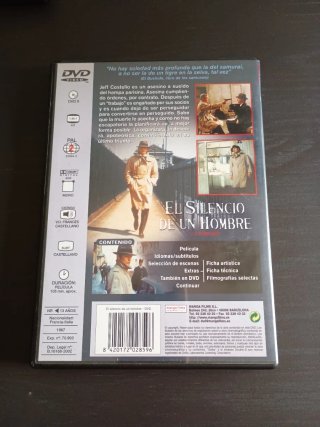 DVD El Silencio de un Hombre (Le Samourai)