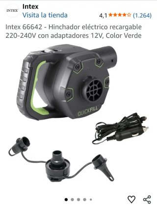 Hinchador eléctrico Intex Quick Fill