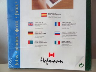 Álbum Hofmann fotos anillas, con 10 hojas. NUEVO