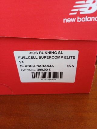 Zapatillas New Balance Fuelcell Supercomp Elite V4