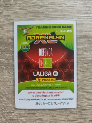 Autógrafo original Premium Lucas Vázquez adrenalyn