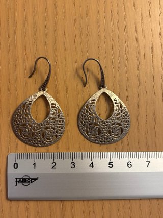 Pendientes Lotus Plata Diseño Floral