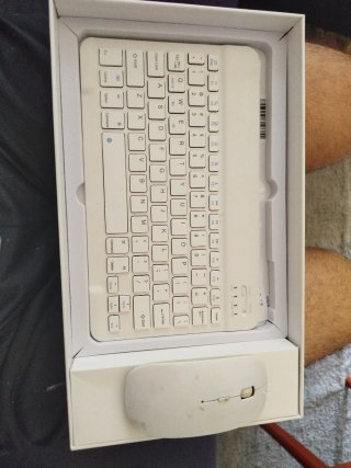 Teclado y Ratón Inalámbrico Blanco