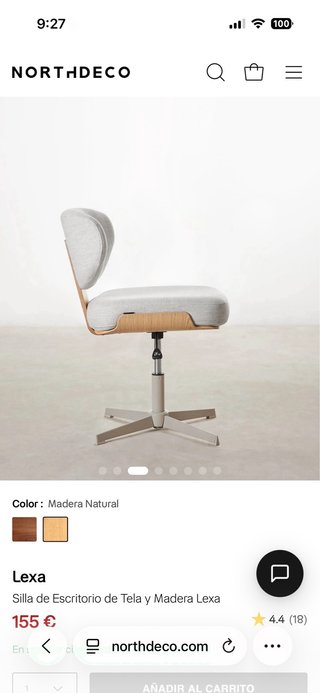 Silla Northdeco Beige/Gris