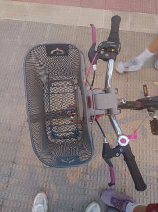 Bicicleta niña 26 con cesta