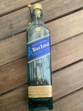 Bottiglie vuote Johnnie Walker Blue Label