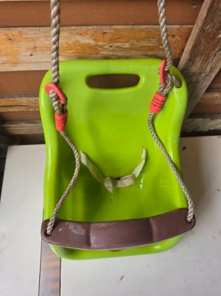 Columpio para bebé verde