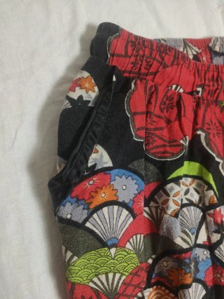 Pantaloni corti fantasia stile giapponese M/L