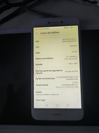 Huawei Kirin 655 3GB RAM 16GB