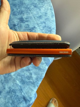 Cartera Secrid Negra y Naranja