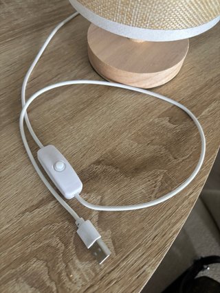 Lámpara USB led Tejido Marrón