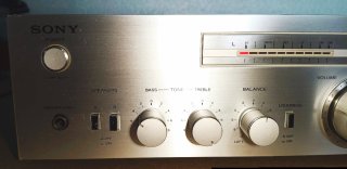 Amplificador Vintage Sony TA-343A Plata