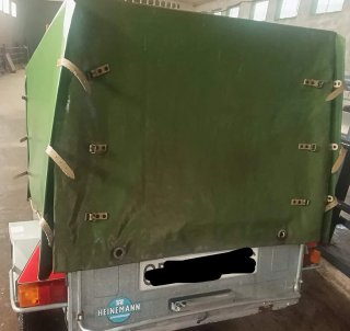 Remolque para coche 400kg con lona
