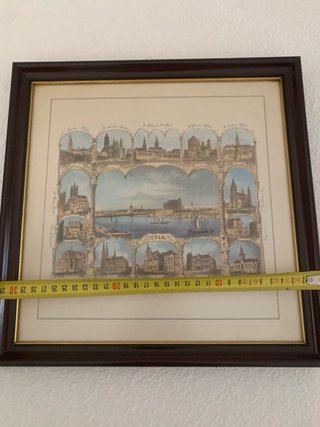 Cuadro decorativo ciudades antiguas.Descuento lote