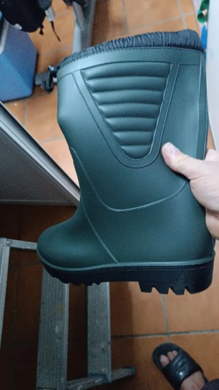 Botas de agua pesca/trabajo verdes