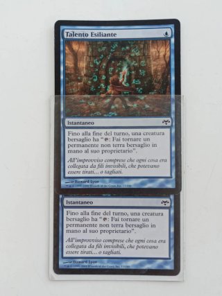 2x "Talento Esiliante" vintage ITA #17 Vespro MTG