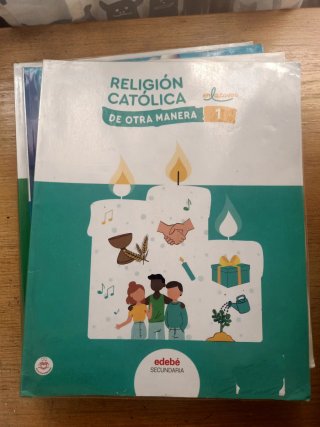 Libro Religión Católica 1º ESO Edebé