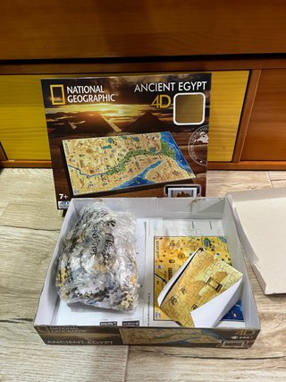 Puzzle 4D National Geographic Egipto Antiguo