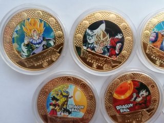 Monedas Coleccionables Dragon Ball