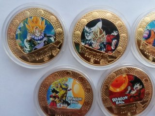 Monedas Coleccionables Dragon Ball