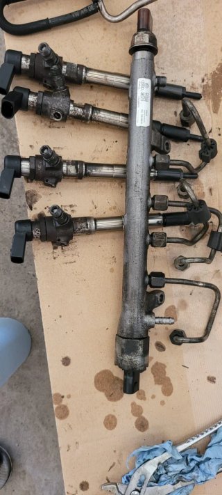 Rampa combustible Audi A3 1.6