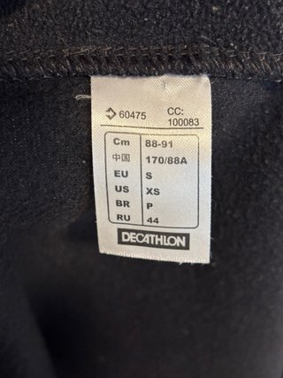 Chaleco polar Quechua negro