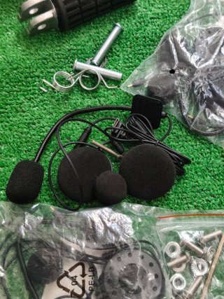 Lote Accesorios Moto Negro
