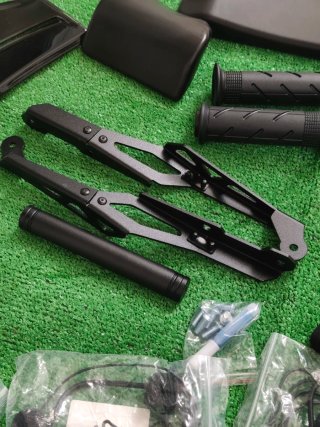 Lote Accesorios Moto Negro