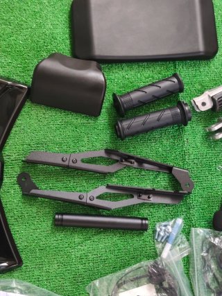 Lote Accesorios Moto Negro