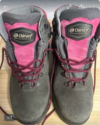 Bota Chiruca Gore-Tex Gris y Rosa