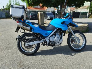 BMW F650GS Azul y Plata