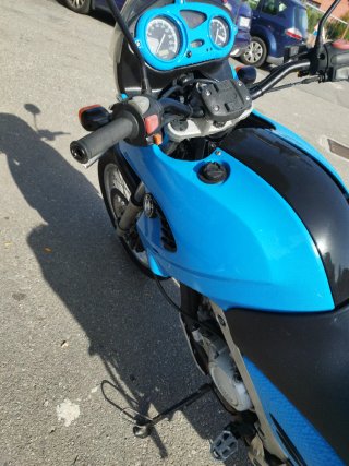 BMW F650GS Azul y Plata