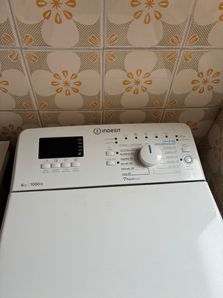Lavadora Carga Superior Indesit 6kg