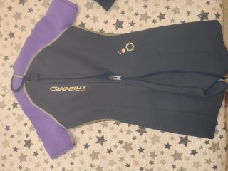 Neopreno Tribord mujer negro y morado