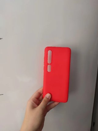 Funda Silicona roja Xiaomi mi 10