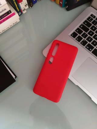 Funda Silicona roja Xiaomi mi 10