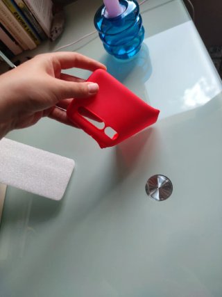 Funda Silicona roja Xiaomi mi 10