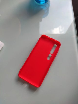 Funda Silicona roja Xiaomi mi 10