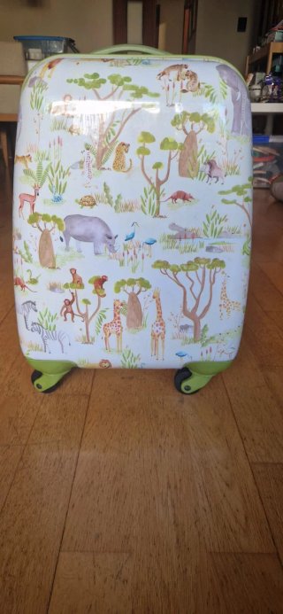 Maleta infantil con estampado de animales
