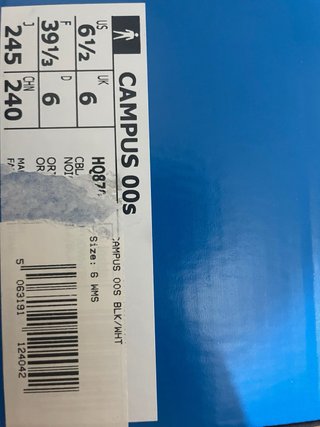 Adidas Campus 00s Originales Azul/Blanco