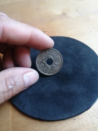 Moneda Francesa 25 Centimes 1927