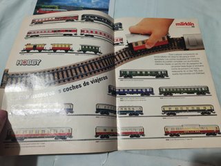 3 catalogos trenes juguetes Marklins y Trix años80