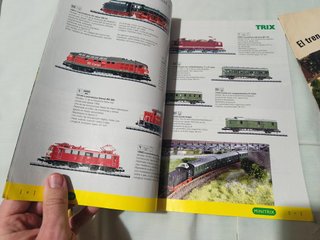 3 catalogos trenes juguetes Marklins y Trix años80