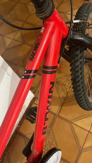 Bicicleta B-TWIN RACINGBOY320 Roja