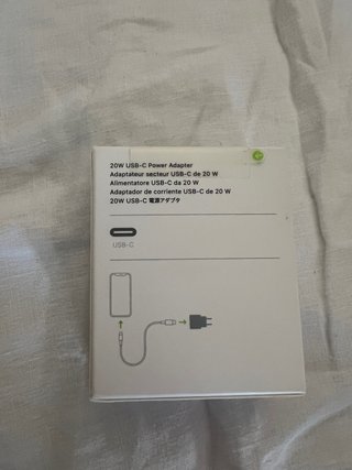Adaptador de Corriente Apple USB-C 20W