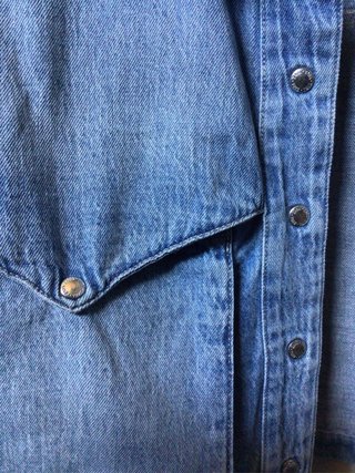 Zara Bolero Denim Chiaro, 2 Tasche e Automatici