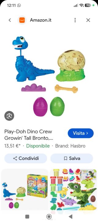 Play Doh Dino Creazioni Set