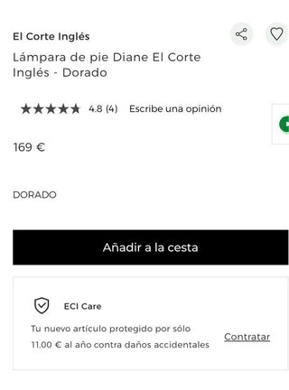 Lámpara de pie ECI Trípode